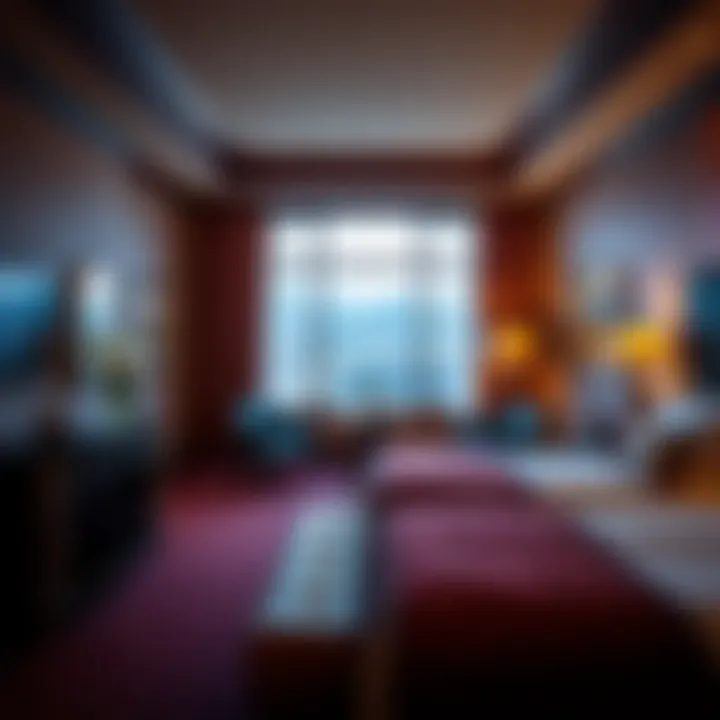 Luxurious Accommodations at Sands Casino A cozy hotel room showcasing luxurious accommodations at the Sands Casino