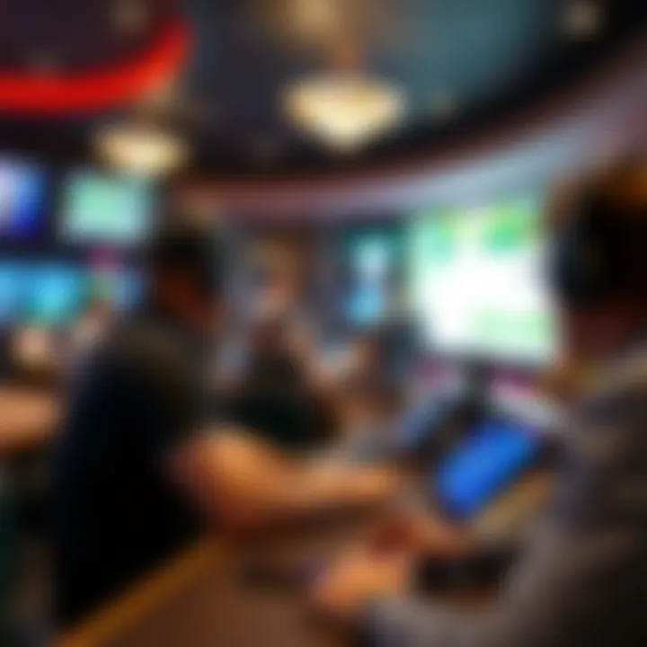 Engaging live betting scene at TPC Scottsdale