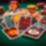 A vibrant Tunk card spread showcasing unique designs