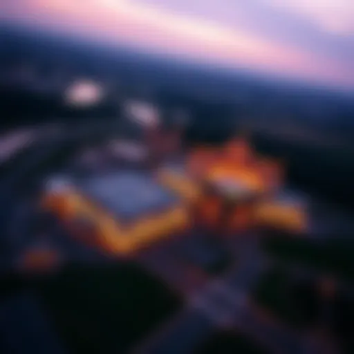 Aerial View of Turning Stone Casino Aerial view of Turning Stone Casino