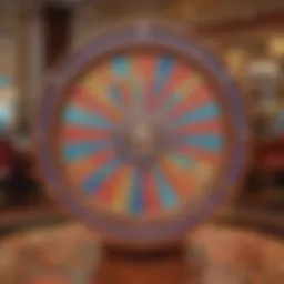 An intricate design of the Wynn Bet Spin Wheel showcasing its vibrant colors