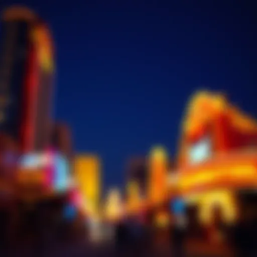 Vibrant Display of the Fremont Light Show Vibrant display of the Fremont Light Show illuminating Las Vegas