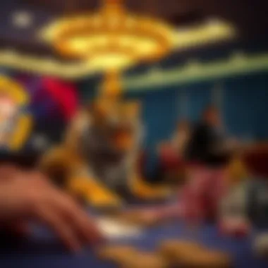 Understanding the Psychology Behind Gambling Graphical illustration of the psychological aspects of gambling and its impact on players.