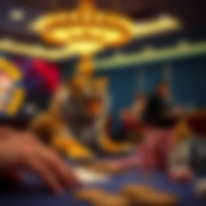 Understanding the Psychology Behind Gambling Graphical illustration of the psychological aspects of gambling and its impact on players.