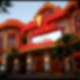 Historic facade of the Golden Gate Casino showcasing its classic architecture