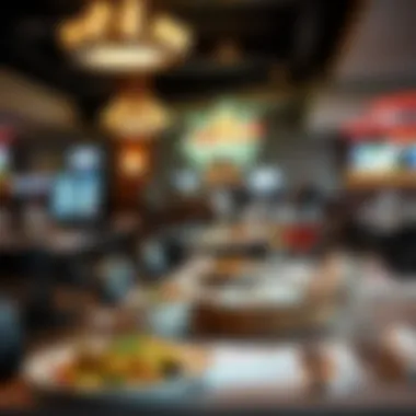 Gourmet Dining Options Near Four Winds Casino Dining area showcasing local cuisine