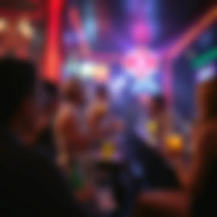 Hyde Lounge Nightlife Vibrant nightlife scene at Hyde Lounge with patrons enjoying drinks