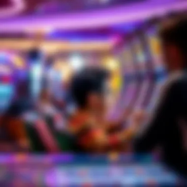 Engaging Environment of Online Slot Gaming A digital scene depicting a player enjoying the immersive environment of online slots.