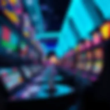 A futuristic depiction of gambling trends and technology integration in Kentucky