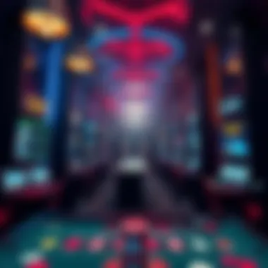 A digital landscape showcasing various online gambling platforms