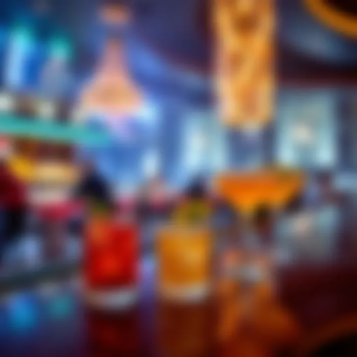 Crafted Cocktails: A Taste of Nightlife Evolution Elegant cocktails served in a modern nightclub