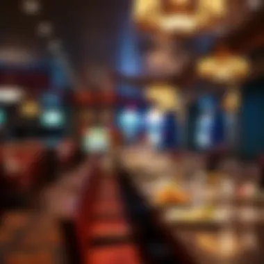 Cozy dining area featuring a variety of culinary delights