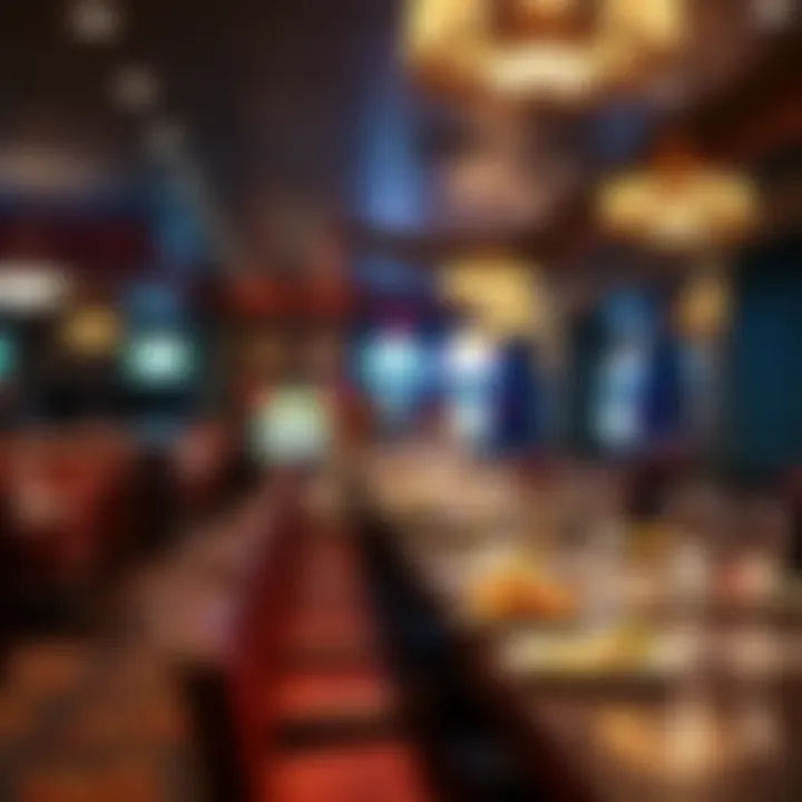 Cozy dining area featuring a variety of culinary delights