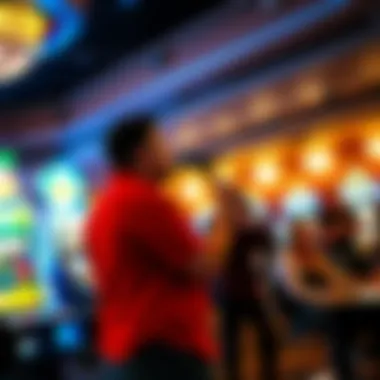 Live entertainment event in progress at the casino venue