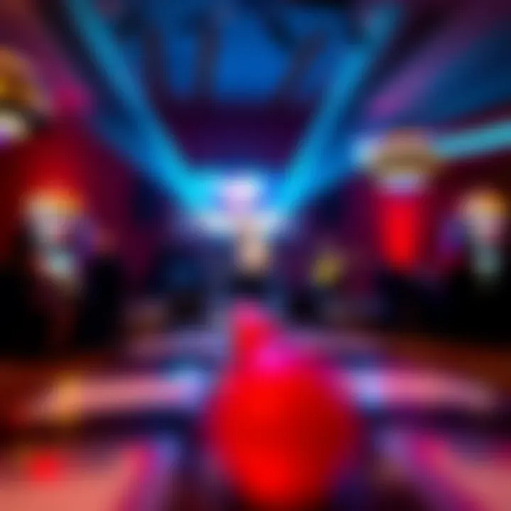 A live entertainment performance on stage within the casino