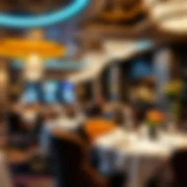 Luxurious dining area within Maryland Live Casino featuring elegant decor and fine dining options