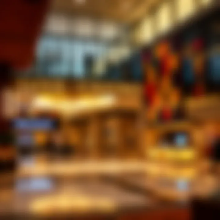 A welcoming lobby of Maryland Live Casino, highlighting its modern architecture and inviting design