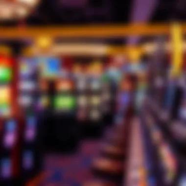 A strategic layout of different gambling machines in a casino