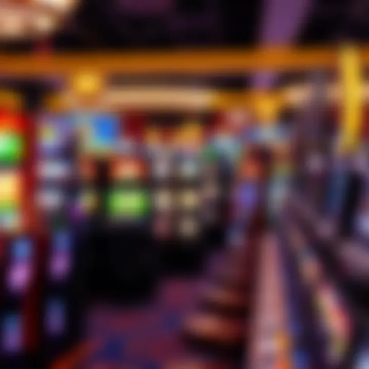 A strategic layout of different gambling machines in a casino