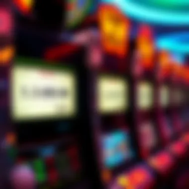 A close-up of a digital display showing gaming odds