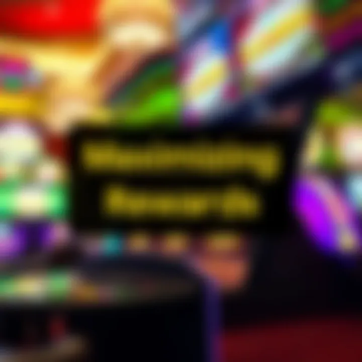 Graphic representation of maximizing online gambling rewards