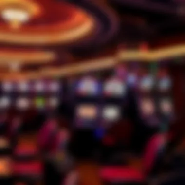 A visually appealing design layout showcasing Mega Meltdown slots in a casino setting