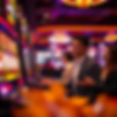 An engaging scene depicting players enjoying Mega Meltdown slots