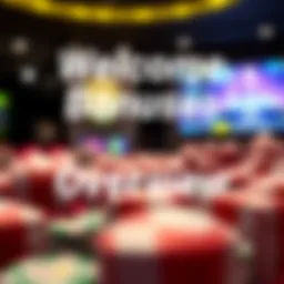 Visual representation of various welcome bonuses on betting sites