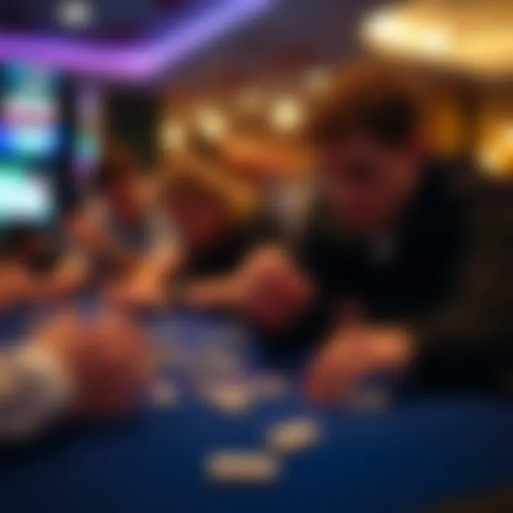 Engaged Players in Dominoes Directions Close-up of players engaged in a focused game of Dominoes Directions