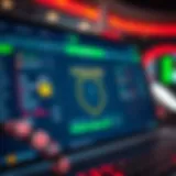 A secure betting platform interface showcasing encryption features