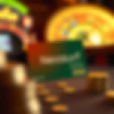 Neosurf card displayed with digital artwork