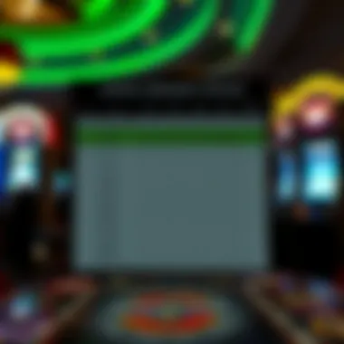 An organized bankroll management chart for slot gaming strategies.