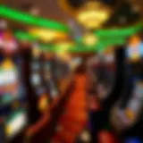 A captivating display of various slot machines at Winstar Casino.