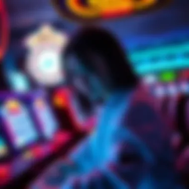 A futuristic representation of technology in online gaming