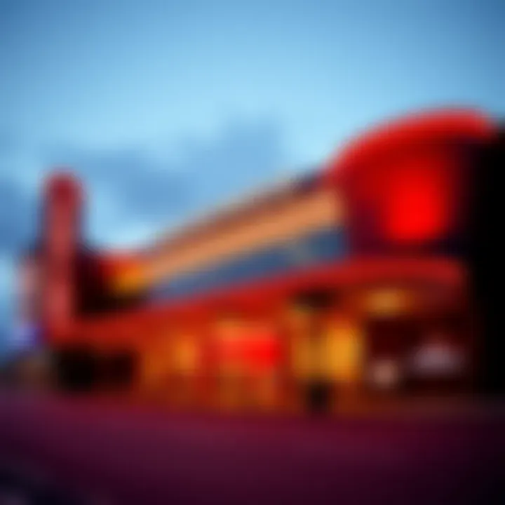 Modern Casino Architecture in Washington Vibrant casino exterior showcasing modern architecture