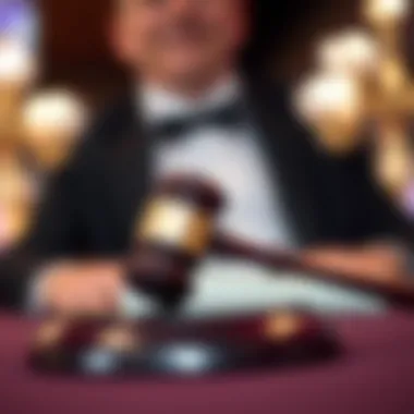 A gavel symbolizing legal regulations in betting