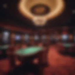 Interior view of Turlock Poker Room showcasing its vibrant atmosphere