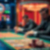 Visual representation of arbitrage betting mechanics