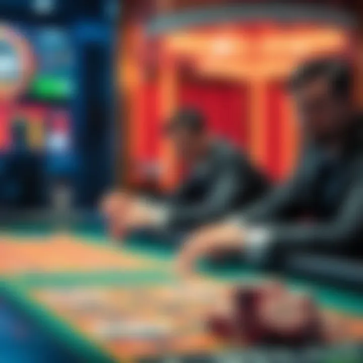 Visual representation of arbitrage betting mechanics