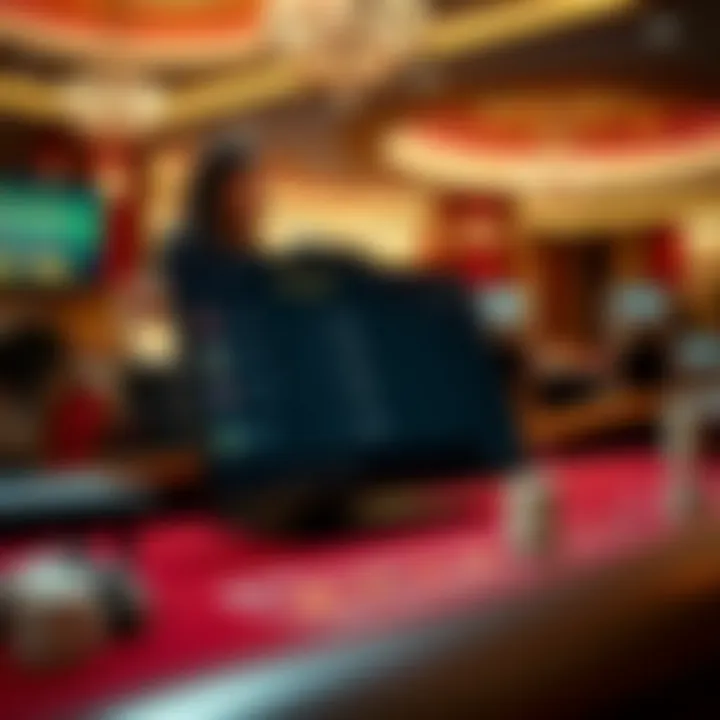 Exploring Online Baccarat Minimum Bet Features Online baccarat interface showcasing minimum bet options