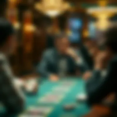 Strategic Decision-Making in Baccarat Player contemplating betting strategy in baccarat