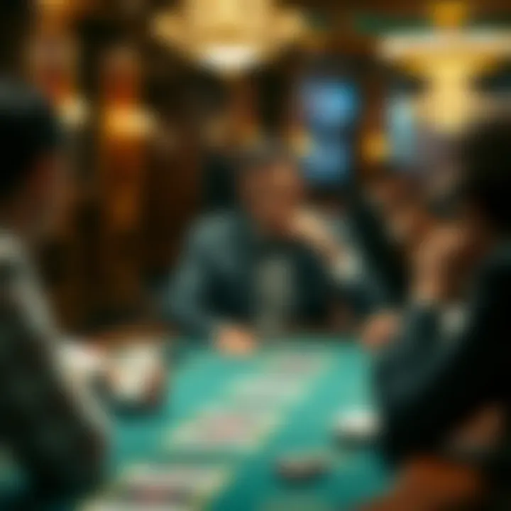 Strategic Decision-Making in Baccarat Player contemplating betting strategy in baccarat