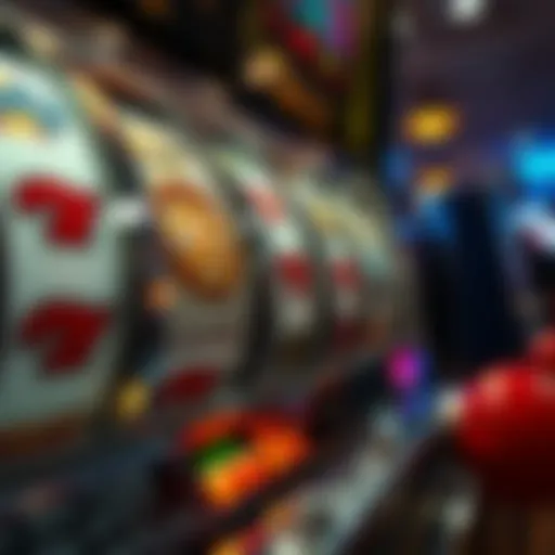 Intricate mechanics of a slot machine