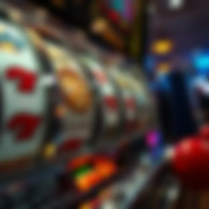 Intricate mechanics of a slot machine