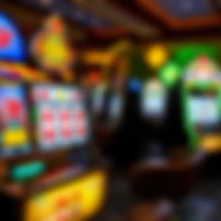 Visualization of payout structures in slot machines