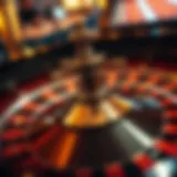 The mechanics of a roulette wheel in action