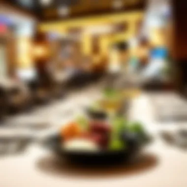 A beautifully arranged table setting at the tavern's dining area